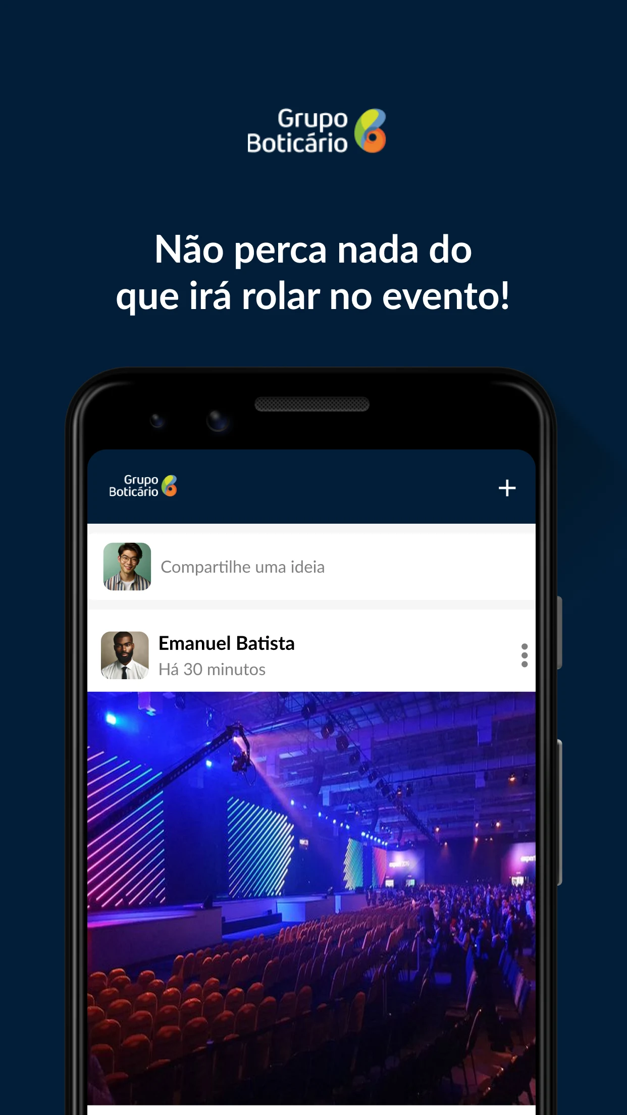 Eventos Grupo Boticário screenshot