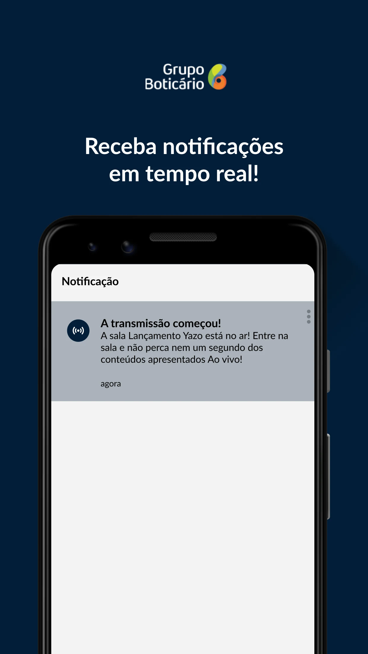 Eventos Grupo Boticário screenshot